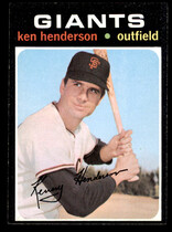 1971 Topps Base Set #155 Ken Henderson