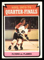 1974 Topps Base Set #209 Quarter Finals
