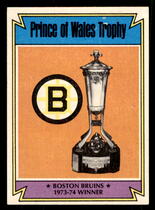 1974 Topps Base Set #247 Boston Bruins