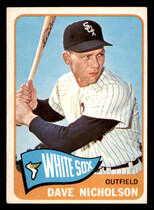 1965 Topps Base Set #183 Dave Nicholson