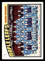 1976 Topps Base Set #147 Maple Leafs Team