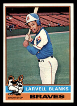 1976 Topps Base Set #127 Larvell Blanks