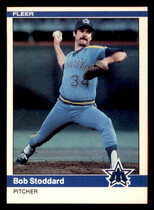 1984 Fleer Base Set #620 Bob Stoddard