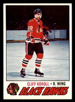 1977 Topps Base Set #146 Cliff Koroll
