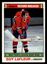 1977 Topps Base Set #214 Guy Lafleur