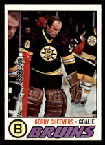 1977 Topps Base Set #260 Gerry Cheevers