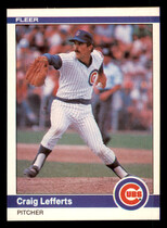 1984 Fleer Base Set #496 Craig Lefferts
