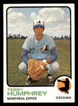 1973 Topps Base Set #106 Terry Humphrey