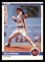 1984 Fleer Base Set #589 Scott Holman