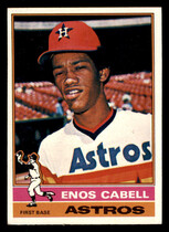 1976 Topps Base Set #404 Enos Cabell