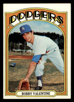 1972 Topps Base Set #11 Bobby Valentine