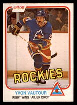 1981 O-Pee-Chee OPC Base Set #84 Yvon Vautour