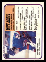 1981 O-Pee-Chee OPC Base Set #219 Islanders