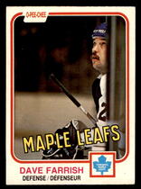 1981 O-Pee-Chee OPC Base Set #317 Dave Farrish