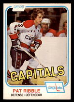 1981 O-Pee-Chee OPC Base Set #339 Pat Ribble