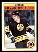 1982 O-Pee-Chee OPC Base Set #13 Normand Leveille