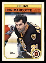 1982 O-Pee-Chee OPC Base Set #14 Don Marcotte