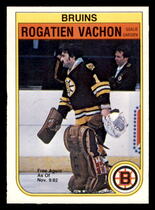 1982 O-Pee-Chee OPC Base Set #23 Rogatien Vachon