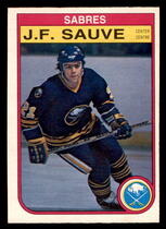 1982 O-Pee-Chee OPC Base Set #33 J.F. Sauve