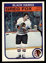 1982 O-Pee-Chee OPC Base Set #65 Greg Fox