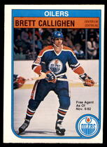 1982 O-Pee-Chee OPC Base Set #103 Brett Callighen