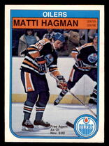 1982 O-Pee-Chee OPC Base Set #108 Matti Hagman