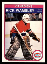 1982 O-Pee-Chee OPC Base Set #195 Rick Wamsley