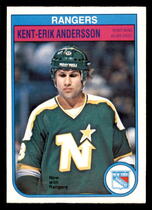 1982 O-Pee-Chee OPC Base Set #218 Kent E. Andersson