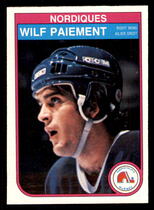 1982 O-Pee-Chee OPC Base Set #288 Wilf Paiement