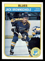 1982 O-Pee-Chee OPC Base Set #300 Jack Brownschidle