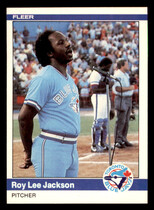 1984 Fleer Base Set #158 Roy Lee Jackson