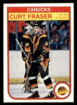 1982 O-Pee-Chee OPC Base Set #343 Curt Fraser