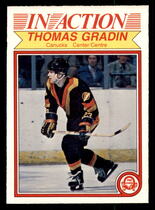 1982 O-Pee-Chee OPC Base Set #345 Thomas Gradin