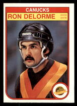 1982 O-Pee-Chee OPC Base Set #347 Ron Delorme