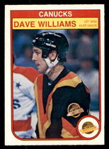 1982 O-Pee-Chee OPC Base Set #358 Dave Williams
