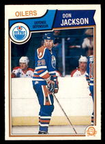 1983 O-Pee-Chee OPC Base Set #33 Don Jackson