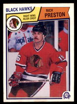 1983 O-Pee-Chee OPC Base Set #110 Rich Preston