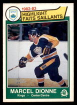 1983 O-Pee-Chee OPC Base Set #151 Marcel Dionne