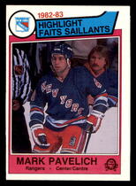 1983 O-Pee-Chee OPC Base Set #239 Mark Pavelich