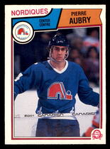 1983 O-Pee-Chee OPC Base Set #289 Pierre Aubry