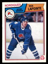 1983 O-Pee-Chee OPC Base Set #294 Rick Lapointe