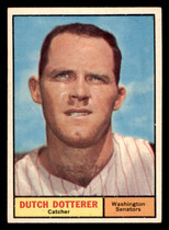 1961 Topps Base Set #332 Dutch Dotterer