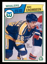 1983 O-Pee-Chee OPC Base Set #312 Mike Crombeen