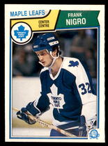 1983 O-Pee-Chee OPC Base Set #337 Frank Nigro