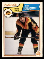 1983 O-Pee-Chee OPC Base Set #348 Ron Delorme