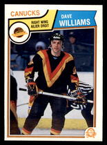 1983 O-Pee-Chee OPC Base Set #363 Dave Williams