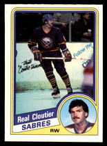 1984 O-Pee-Chee OPC Base Set #19 Real Cloutier