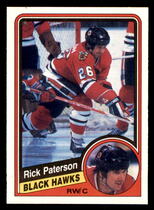 1984 O-Pee-Chee OPC Base Set #44 Rick Paterson