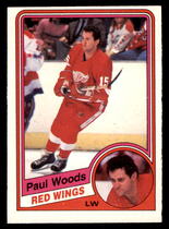 1984 O-Pee-Chee OPC Base Set #66 Paul Woods