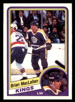 1984 O-Pee-Chee OPC Base Set #87 Brian MacLellan